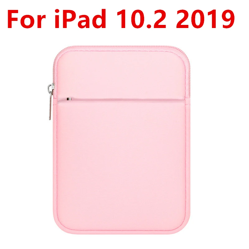 Pink 10.2 Чехол для планшета для iPad 9,7 Чехол Мягкий рукав чехол для iPad Air 2/1 Pro 10,5 Pro 11 Air 10,5 10,2 Мини принципиально Капа - Цвет: Pink 10.2