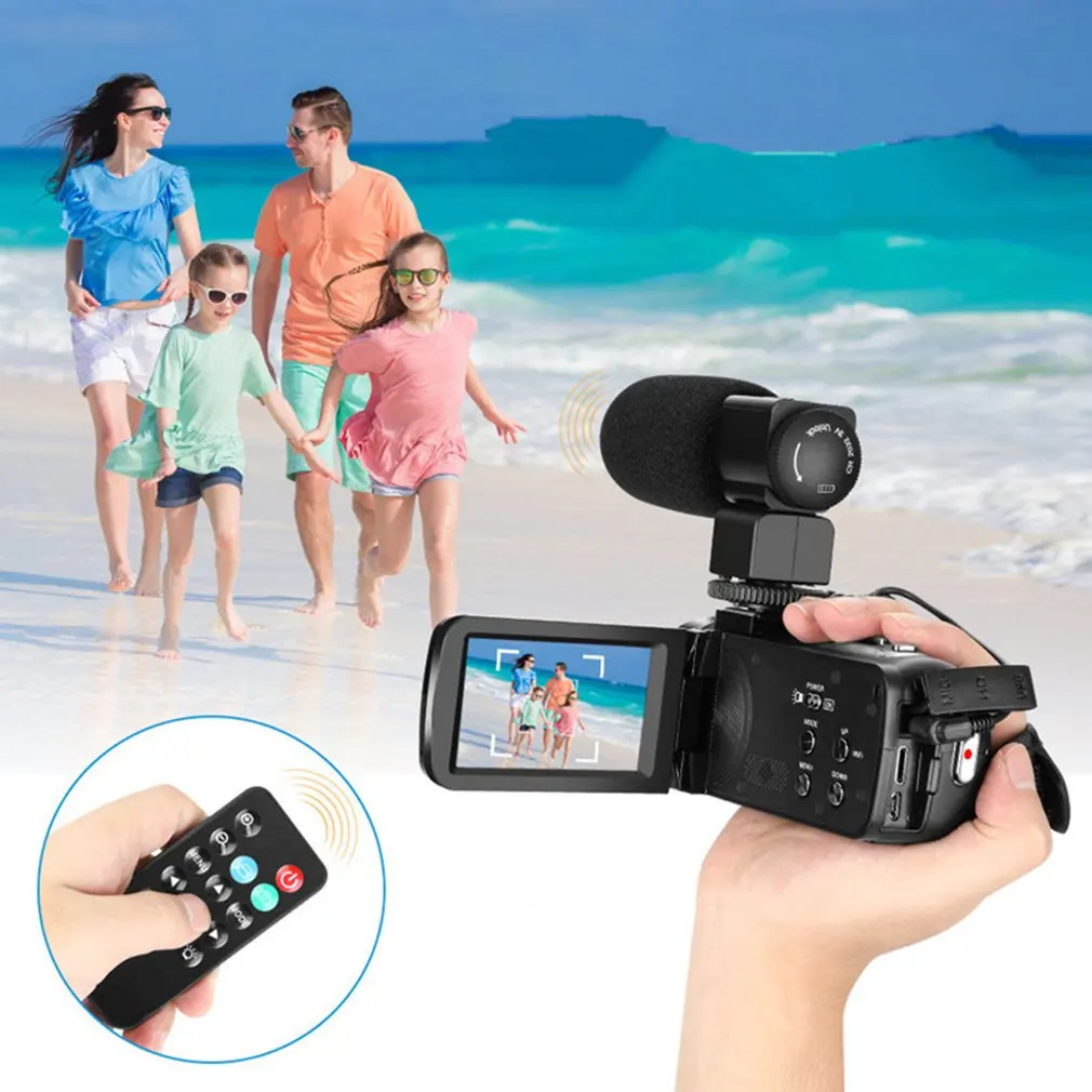 

30 Million Pixel High-definition Digital Video Camera Home WIFI Camera DV With Remote Control And Microphone