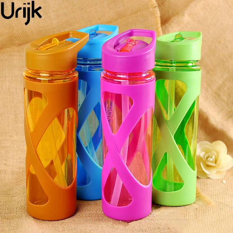 580 мл пластиковая Спортивная бутылка для питья портативная походная бутылки