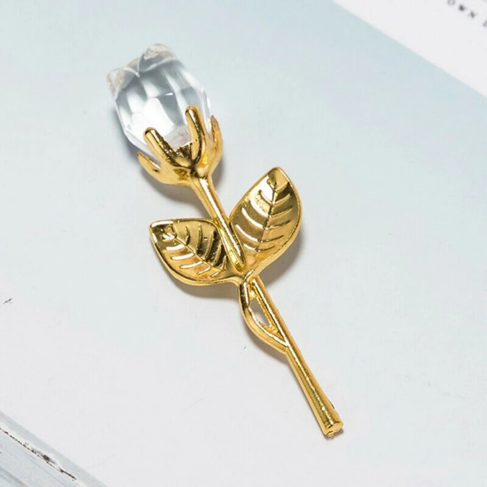 Искусственные цветы с кристаллами розы свадебные подарки подарок на день