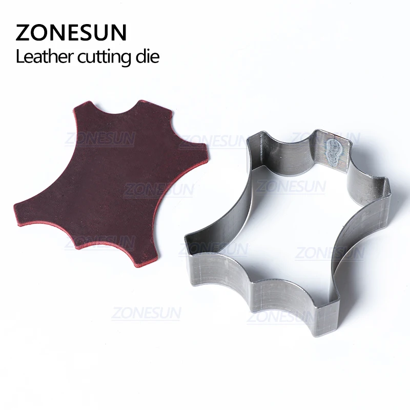 ZONESUN полностью стальная кожаная высечка правило высечки Штамповка Специальной