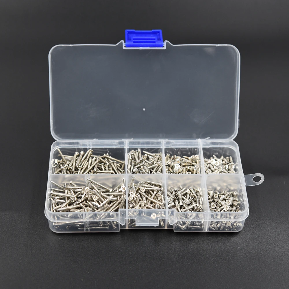 800 шт. картридж M2 с круглой головкой углеродистая сталь никелированная