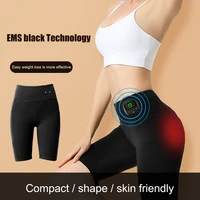 dropshipping gymtech ems shorts wireless body training massage pants fitness bodybuilding pro muscle stimulator ems short