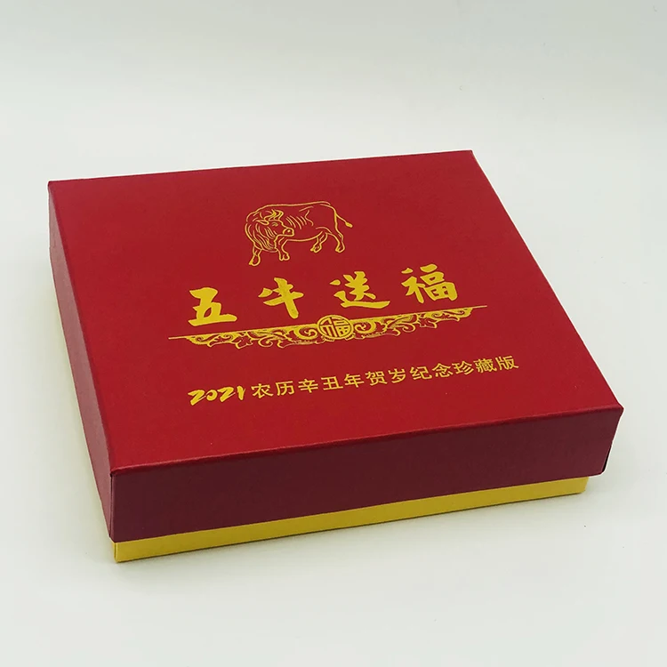 

Year of The OX 1kg Silver Plated Coin big Commemorative 1000g Coins Chinese Zodiac Animal for Collection or display