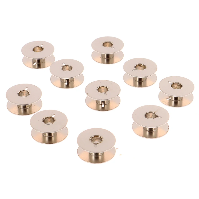 10PCS Stainless Steel Sewing Machine Bobbins Spool for Brother Janome Singer Metal Craft Tool | Дом и сад