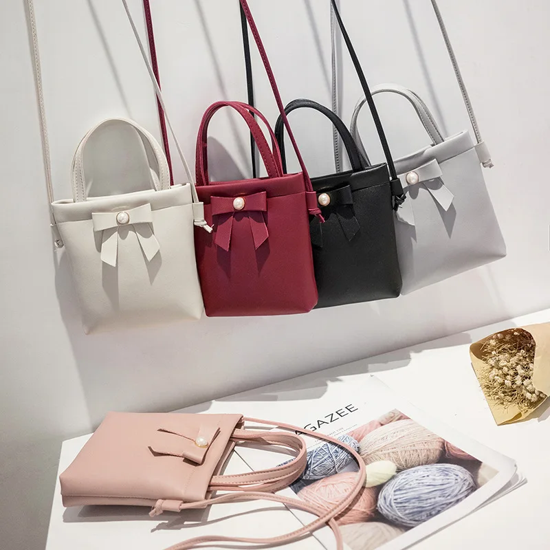 Новинка 2019 милая сумка для мобильного телефона с бантом модная на плечо|Сумки