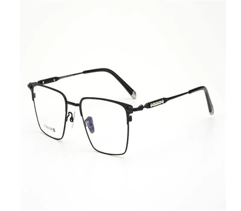 

High Quality Retro Unisex Full Rim Pure Titanium Optical Eyewear Frame Brand Design Anti-reflective Reading Glasses Spectacle