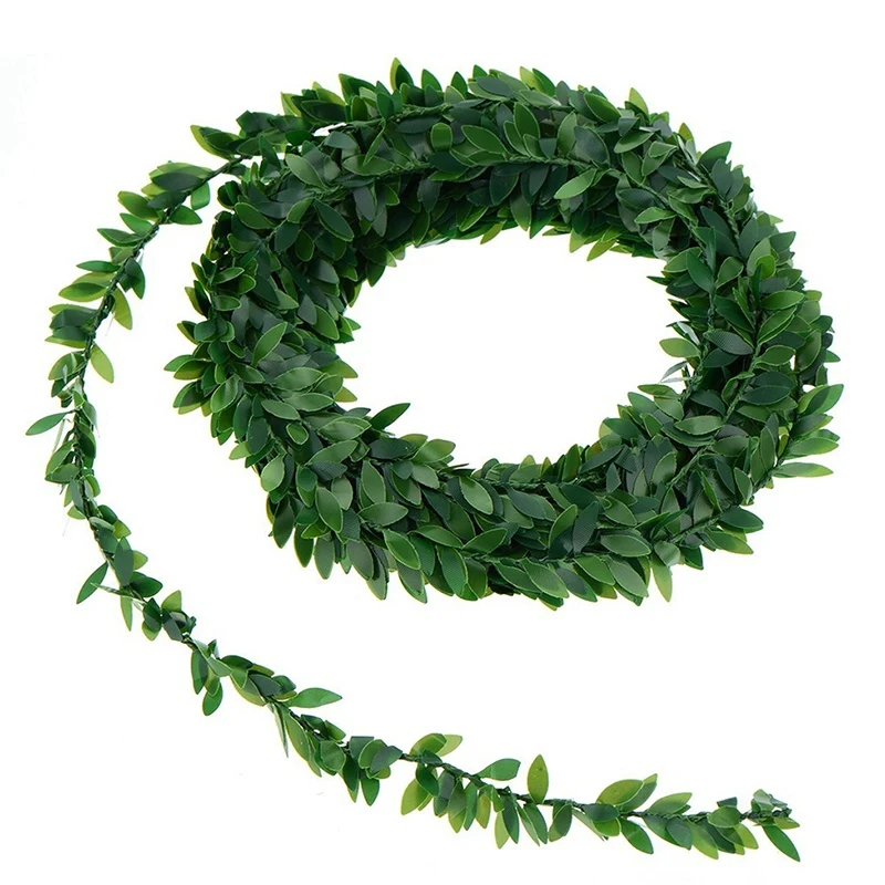 7.5M Artificial Ivy Garland Foliage Green Leaves Simulated Vine For Wedding Party Ceremony Diy Headbands Promotion - купить по