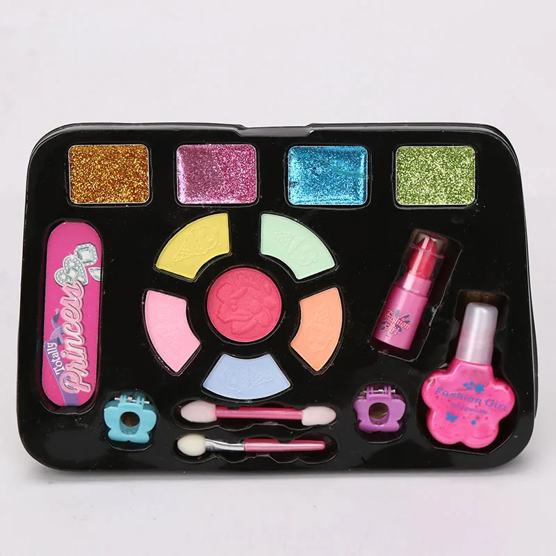 Детский набор для макияжа безопасный моющийся детей косметический принцессы