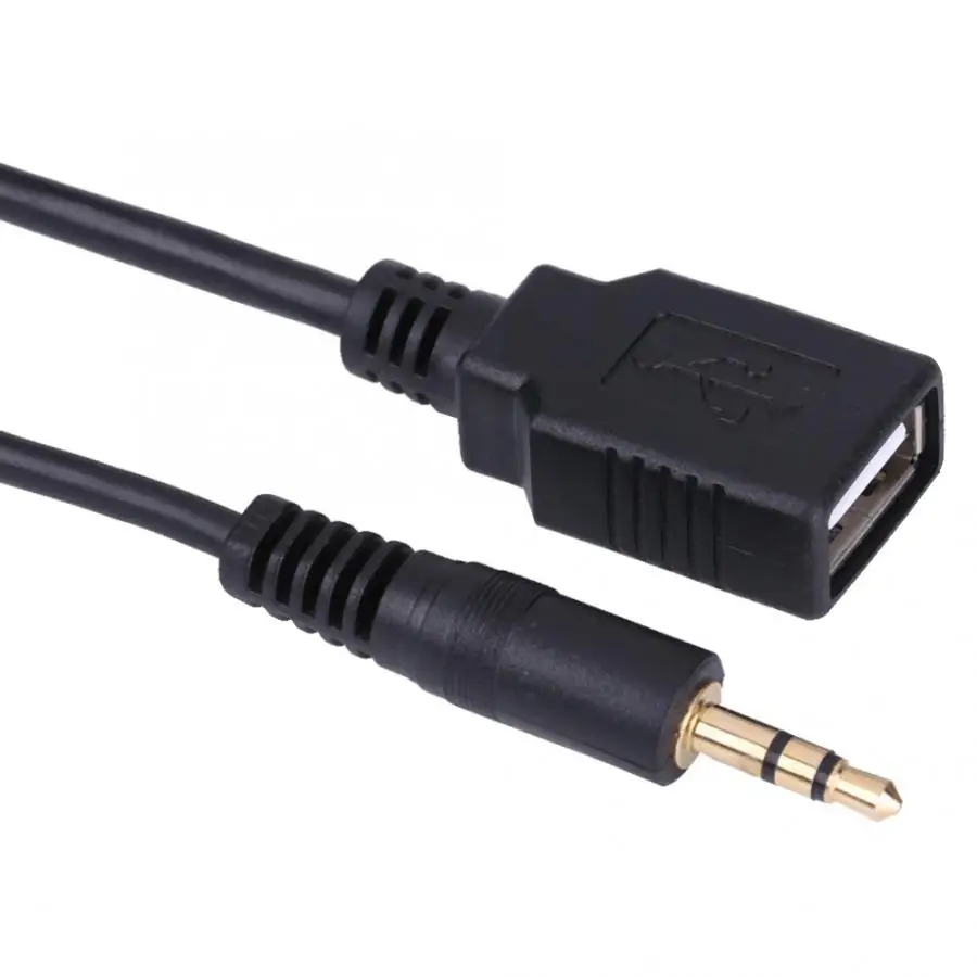 Автомобильные кабели Автомобильный USB Aux In адаптер MP3 плеер Кабельное радио аудио