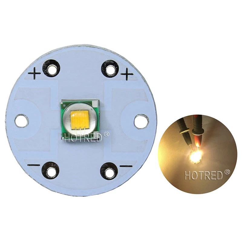Светодиодный светильник Cree 10 Вт T6 XML2 U2 SMD5050 Круглый 20 мм PCB для вспышки