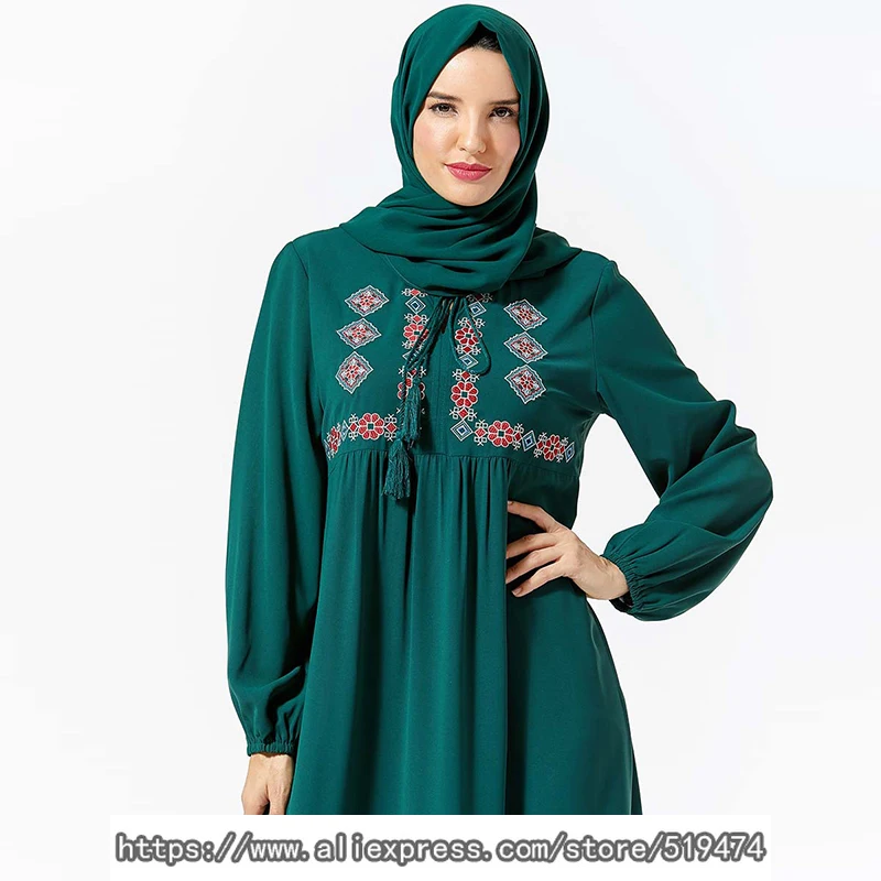 

Abaya Caftan Dubai Islamic Muslim Dress Women Turkey Pakistan Kaftan Elbise Ramadan Dresses Vestidos Arabes Robe Femme Musulmane