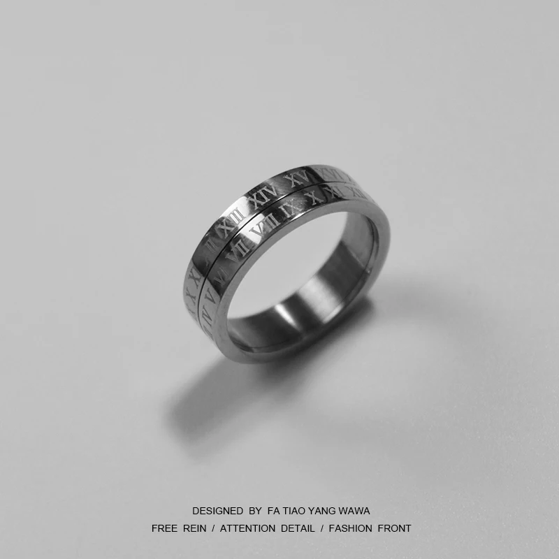 Вы можете вращаться и играть! Римское цифровое кольцо времени | Украшения