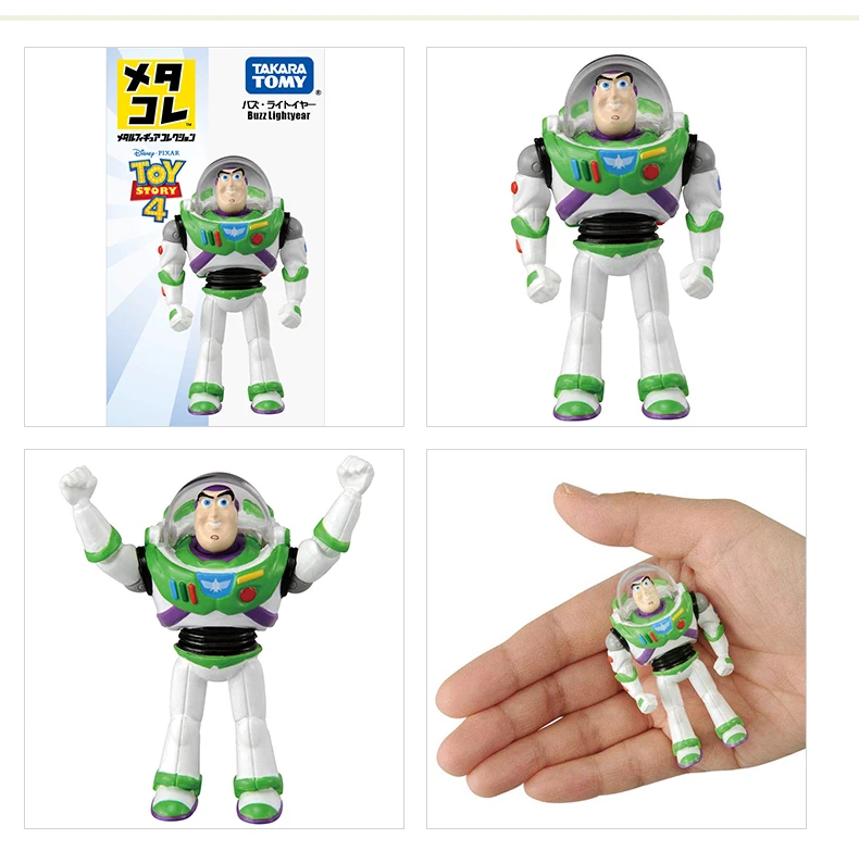

TOMY Toy Story 4 Alloy Doll Decoration Figurine Hand-made Buzz Lightyear New Edition Exquisite Model Birthday Gift for Children