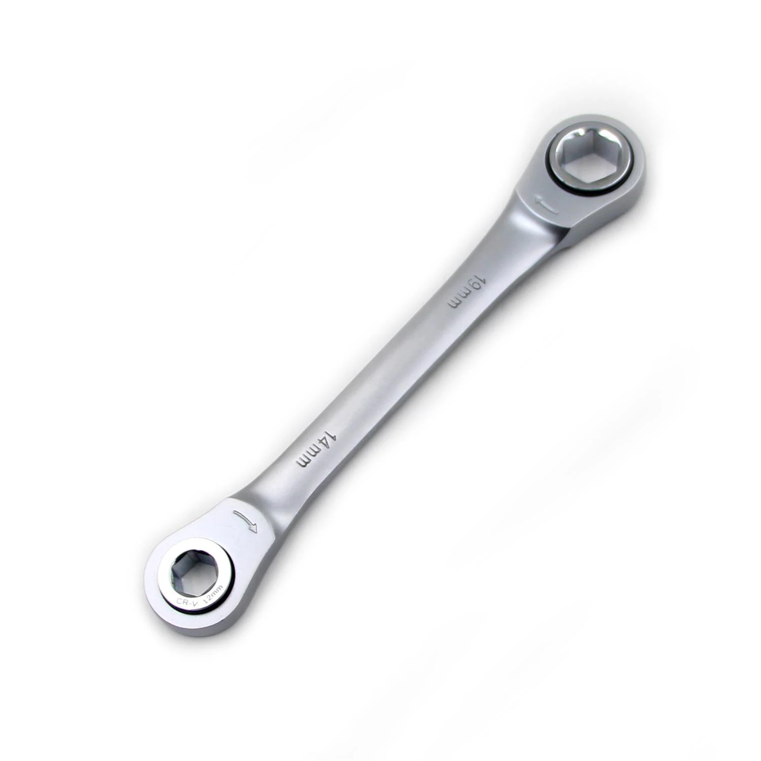 Хром ванадиевая сталь кольцо с двойной головкой Трещоточный ключ реверсивный 8 10