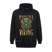 viking blood type vikings funny quotes humor sayings norse hoodie fashionable hooded hoodies for men cotton tees