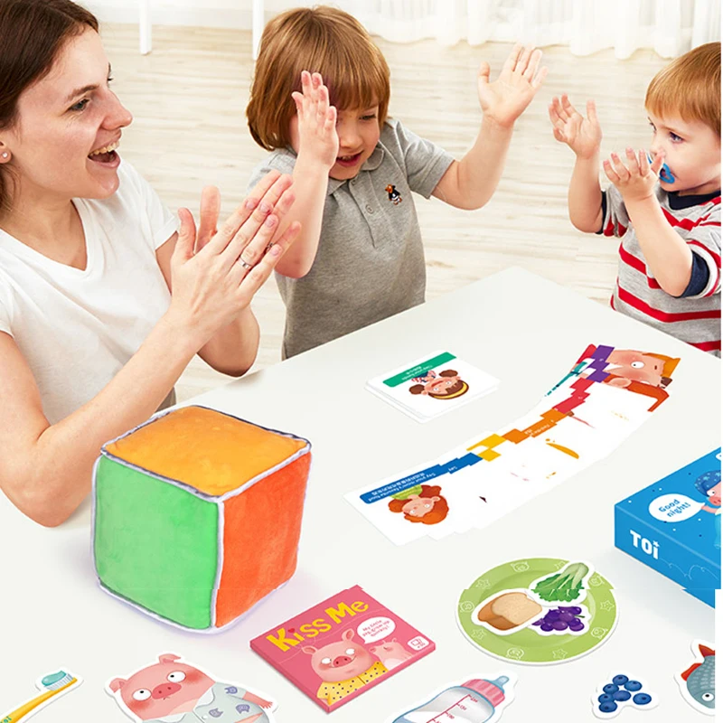 Детские настольные игры бумажные ранние Ранние обучающие для детей забавные