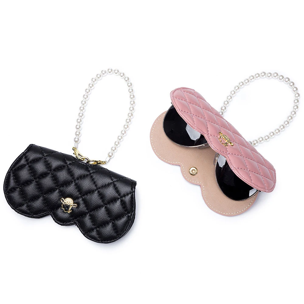 

Модный футляр для очков из овчины, Мягкий Роскошный футляр для очков, Чехол для очков, держатель для солнцезащитных очков, чехол, повесенный ...