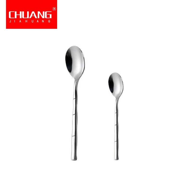 2 шт. креативная ложка с бамбуковой ручкой посуда из нержавеющей стали столовые