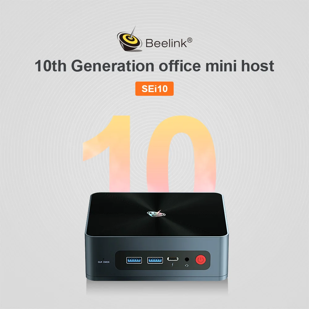 BEELINK SEi10 Офисные Мини ПК 3 4 ГГц Intel ледяное озеро U i3 1005G1 WI FI 6 4K три Экран Дисплей Windows