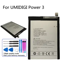 New 6150mAh UMI Battery For UMIDIGI Power 3 Phone Bateria High Quality Replacement Batteries + Tools