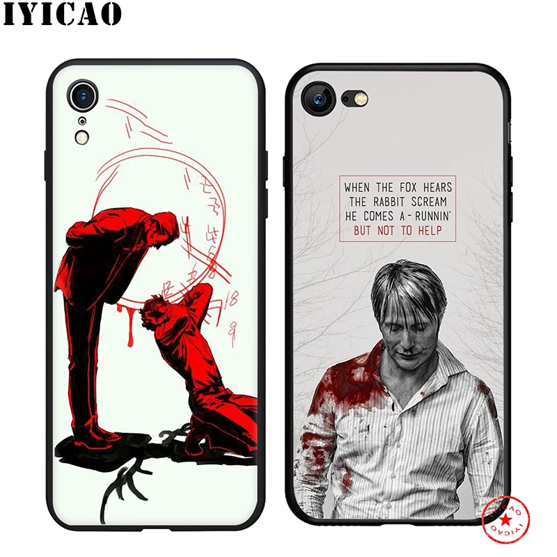 IYICAO Hannibal Eat The Rude мягкий чехол для телефона iPhone 11 Pro XR X XS Max 6 6S 7 8 Plus 5 5S SE силиконовый