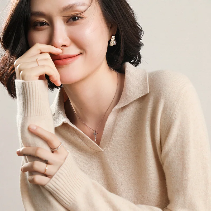 Лидер продаж мягкие свитера женские трикотажные джемперы из 100% мериносовой