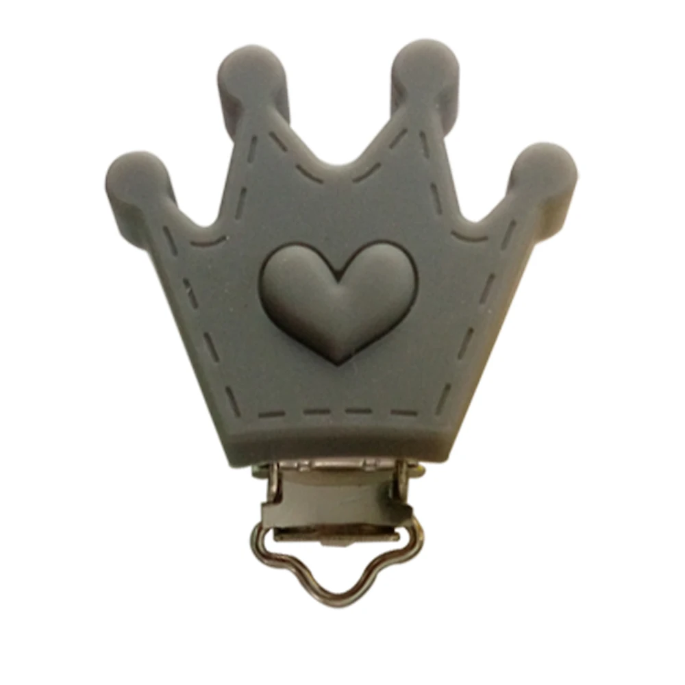 5 шт./компл. в форме короны соска клип силиконовый шарик детский Прорезыватель для