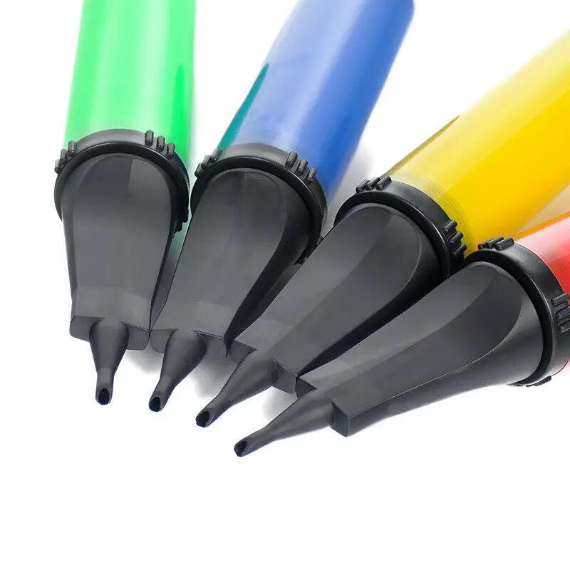 Portable Plastic Inflator Balloon Pump Hand Held Party Home Ballon Tool DIY 100 Points Sticky Dot Ballons Accessories | Дом и сад