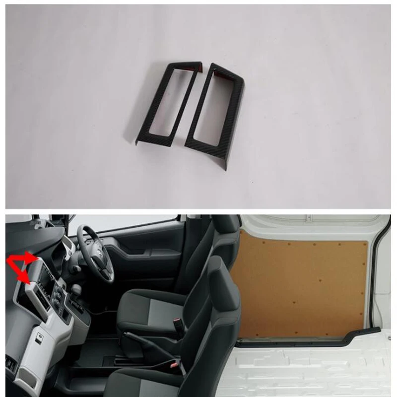 

For TOYOTA Hiace 2019 2PCS ABS Car Front Air Conditioning Vent Cover Trim Car Styling Accessories
