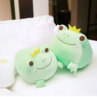 kawaii frog plush frog stuffed animals toys cushion pillow stuffing for hugs super soft hugging cute plushie frog kawaii plushie