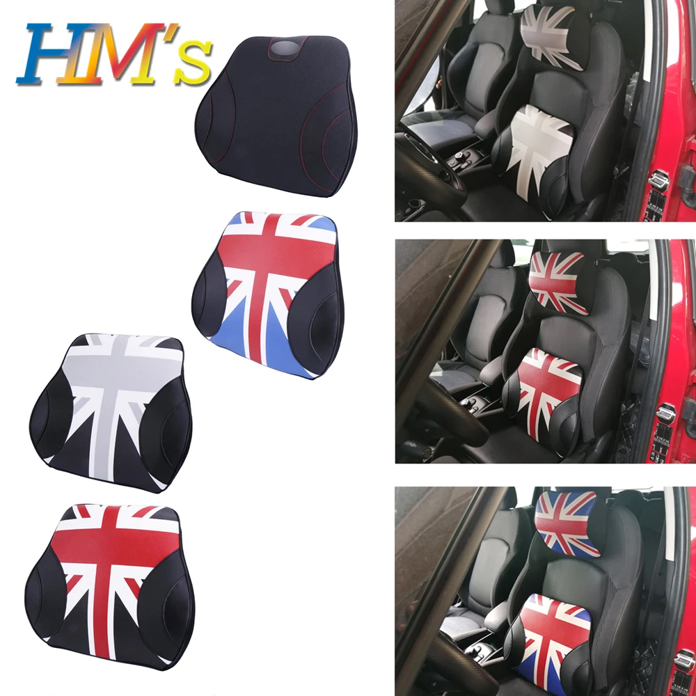 Пены памяти для поясницы и шеи подушки сиденья подушки для Mini Countryman R60 F60 для Mini Cooper R56 F56 F55 F60 F54 R55 автомобильные аксессуары