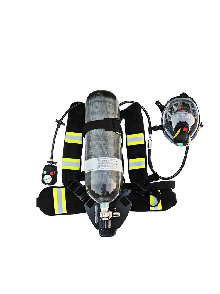 

Fire FIGHTING SCBA air respirator 9L 30MPA ,FIBER CARBON CYLINDER,Positive Pressure Air Breathing Apparatus