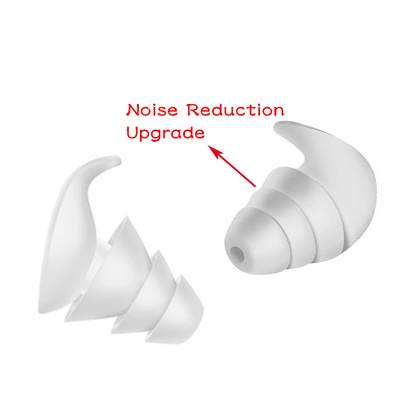 

Silicone Sleeping Ear Plugs Sound Insulation Ear Protection Earplugs Anti-Noise Plugs for Travel Silicone Soft Noise Reduction