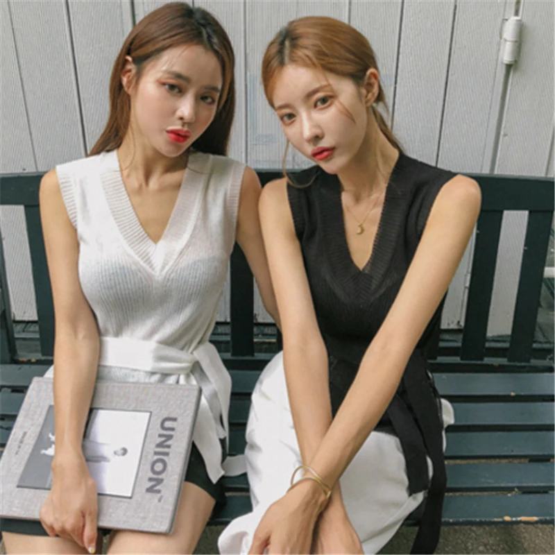 

New Halter Bandage Sexy Women Solid Cotton Underwear Tank Vest Summer Womens Camisole Sleeveless Slim Skinny Solid