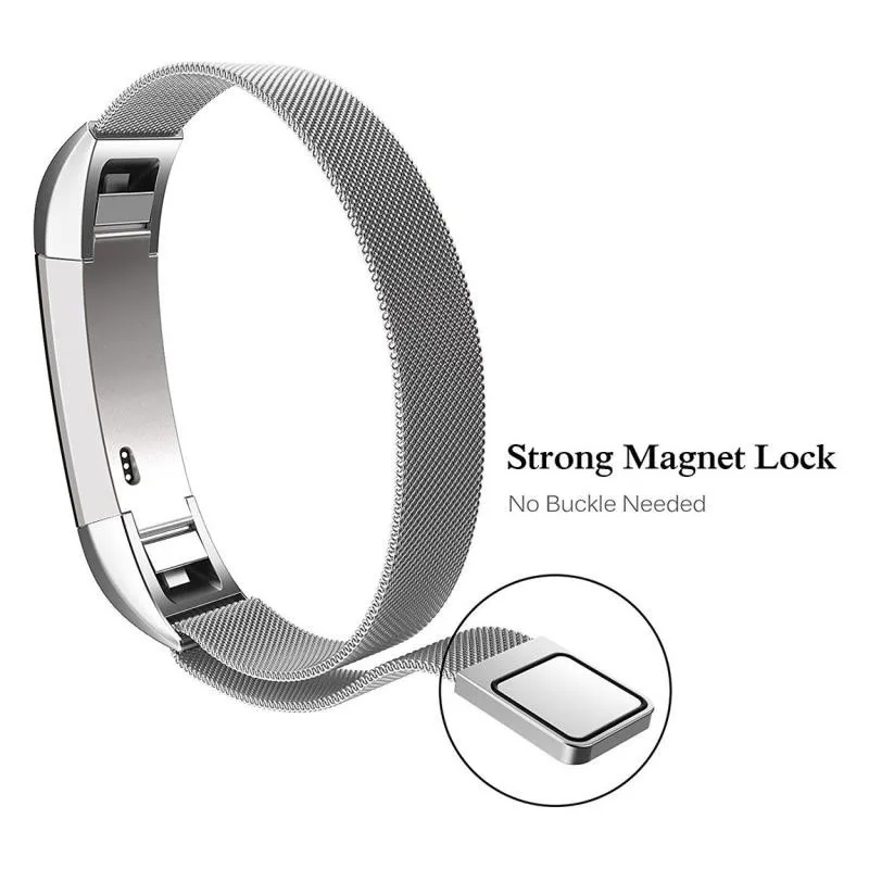 2020 новые металлические ремни для Fitbit Alta HR Band смарт-часы с заменой ремешка Milanese Loop