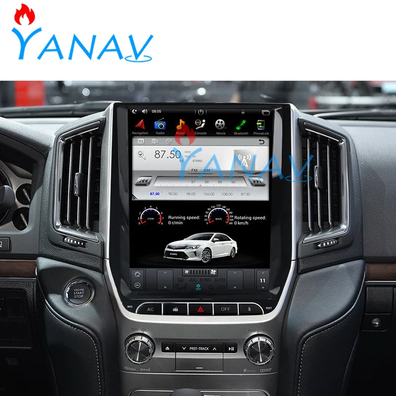 

Автомобильный мультимедийный плеер GPS вертикальный экран Android навигация для-Toyota Land Cruiser 2016 с радио FOR-TOYOTA PRADO