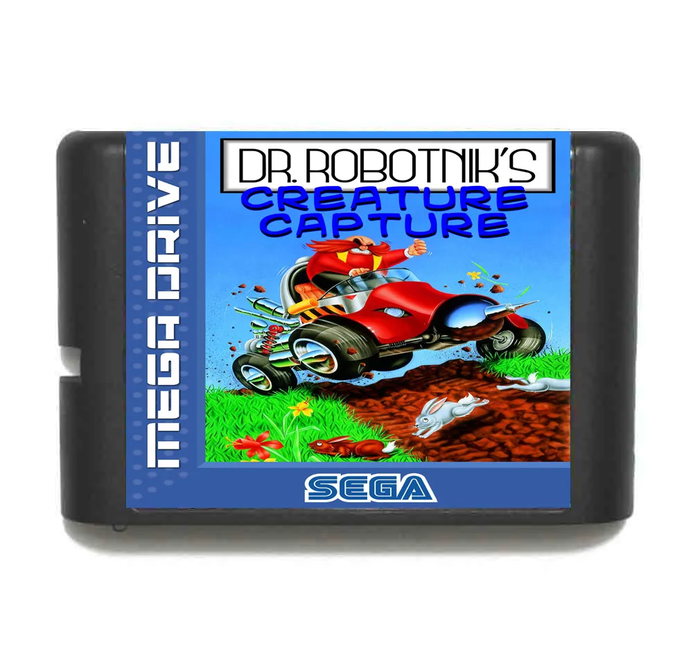 Карточка для Sega Mega Drive Genesis игра доктор роботников захват существ 16 бит МД |