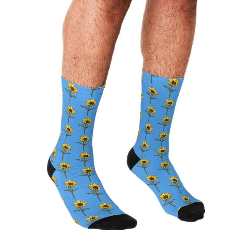 

2021 Funny Socks Men harajuku Whimsical Wonderland Printed Happy hip hop Men Socks Novelty Skateboard Crew Casual Crazy Socks