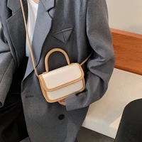 vintage mini solid color pu leather flap shoulder bags for women 2021 new luxury designer female crossbody bag handbags purses
