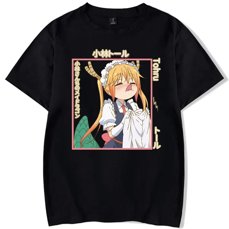 

Аниме Miss Kobayashi's Dragon Maid аниме Графические футболки для женщин/мужчин