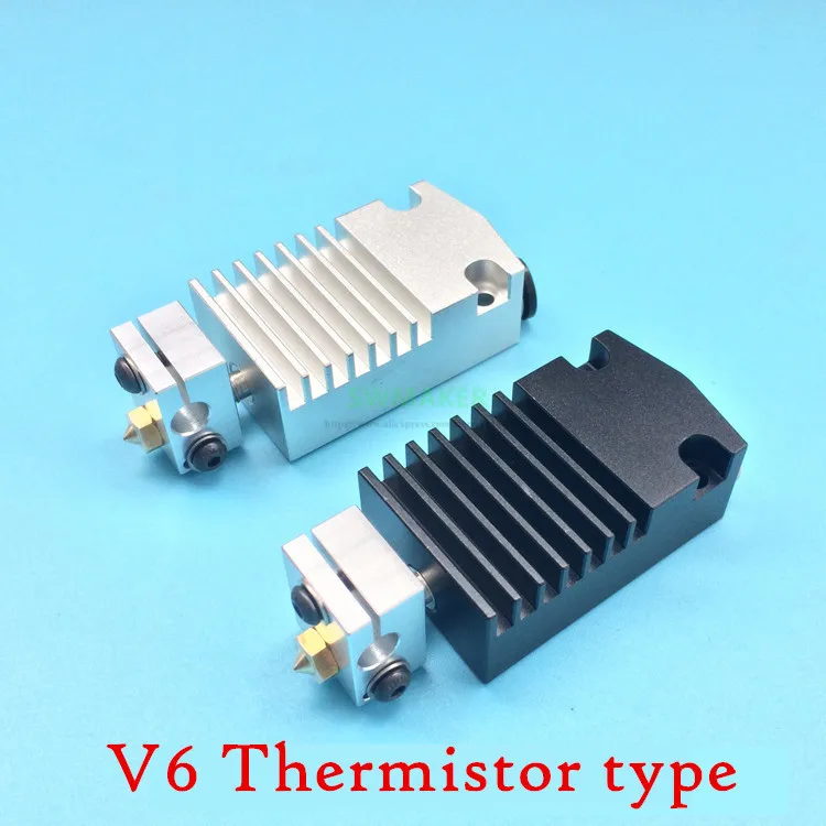 Новый V6 2 в 1 выход одинарная головка двойной цвет экструзия комплект печатающей