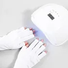 1 пара, перчатки для ногтей с защитой от ультрафиолета, гель для ногтей перчатки с защитой от УФ, УФ светодиодная лампа для сушки ногтей, защита от излучения света, инструмент для защиты рук