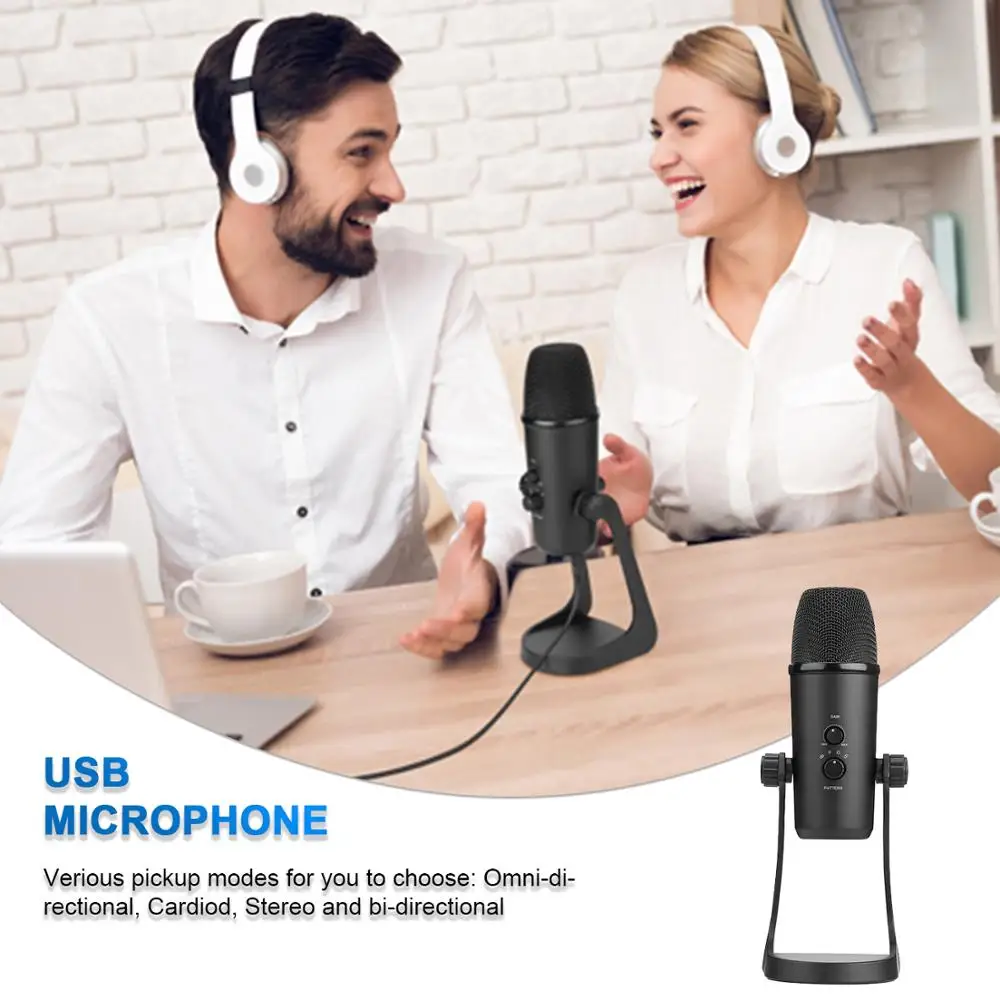 BOYA BY PM700 USB конденсаторный микрофон с тройной капсулой для ПК компьютера ноутбука