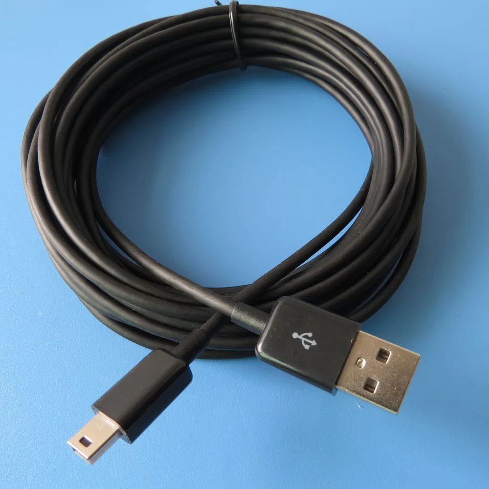 5 метров 16 футов мини USB кабель для синхронизации зарядки Тип A на контактов B Fr