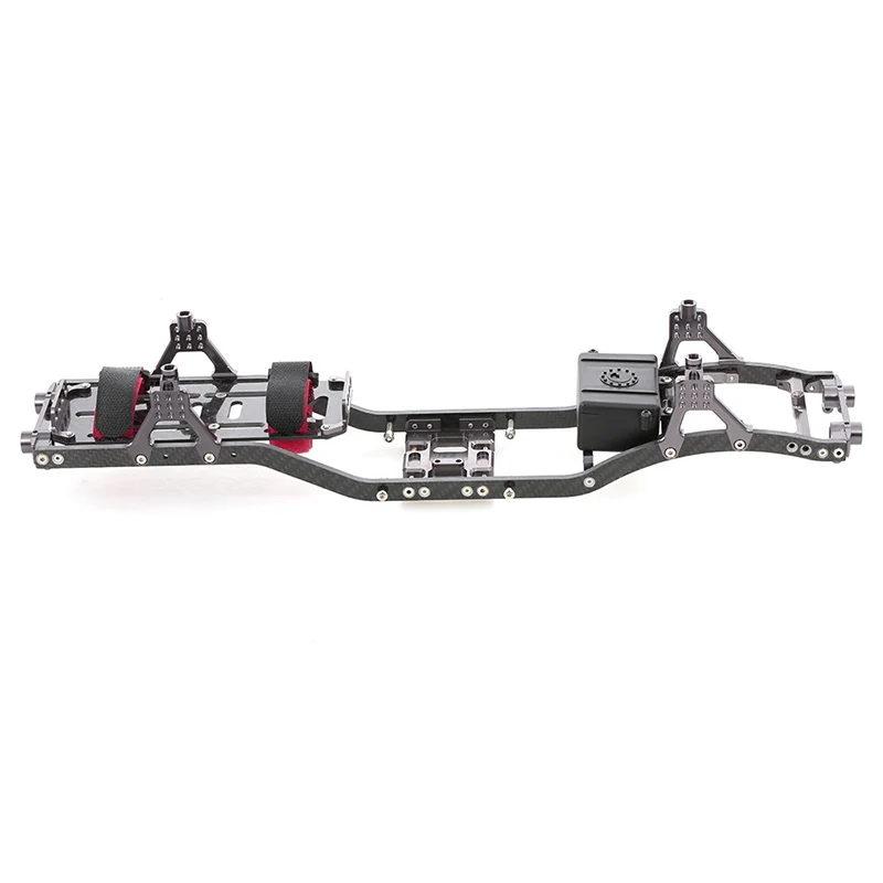 Рамка балка карбоновая графитовая шасси профессиональные рама рельсы для 1/10 осевой SCX10 RC Гусеничный грузовик внедорожник