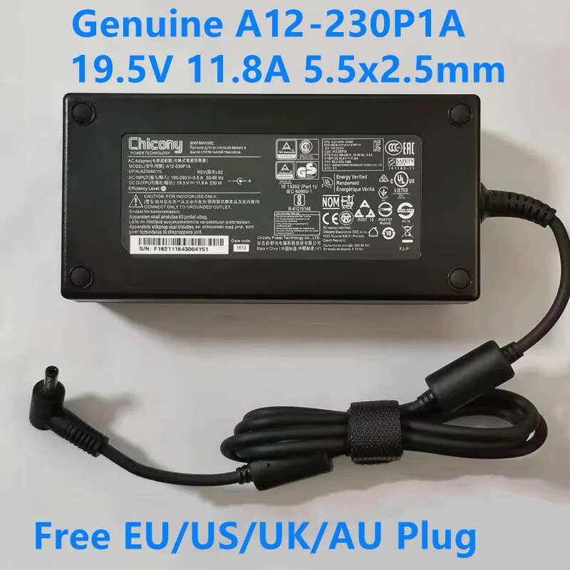 Оригинальное зарядное устройство для планшетов MSI GS65 GS75 P65 9SG P75 CLEVO P671HS-G |