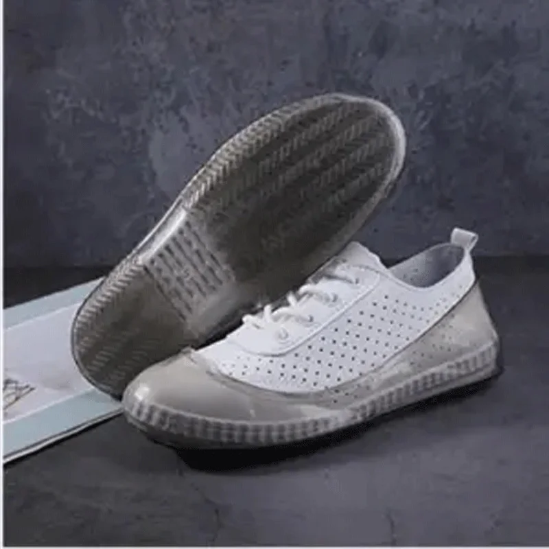 Fashion Slip On Shoes Covers Unisex Women and Men Silicone Galoshes Rain Shoe Footwear Jelly Reusable | Обувь