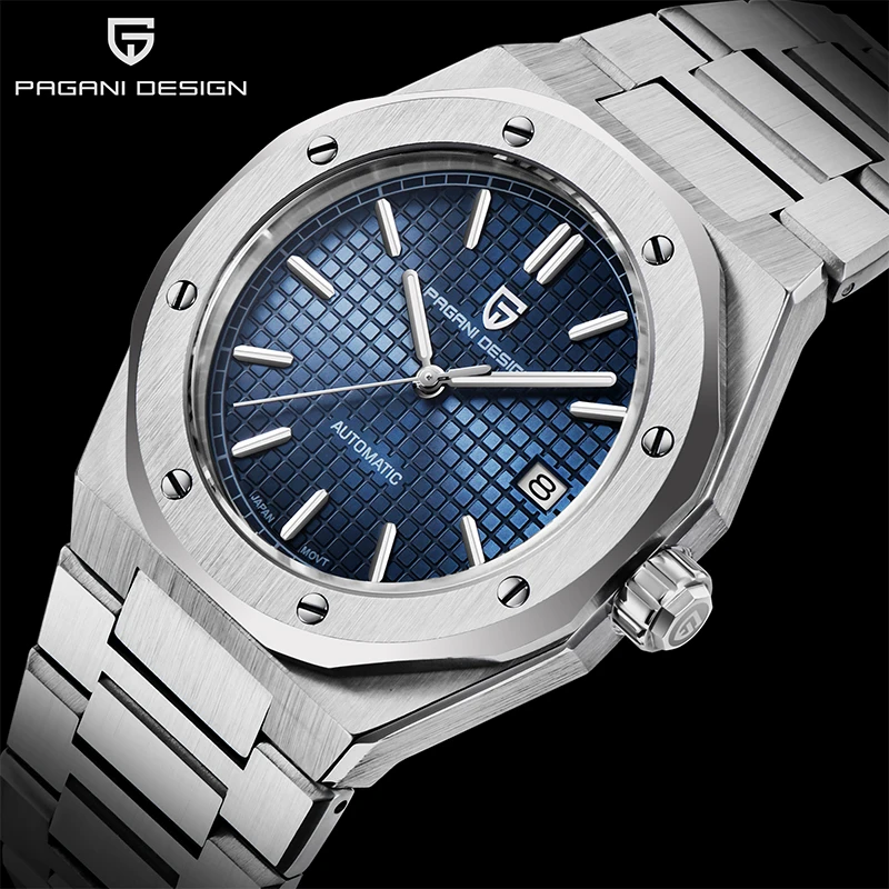 

2021 PAGANI Design New Top Fashion Casual Men' Mechanical Watch 40mm Sapphire Glass Stainless Steel Automatic Watch Reloj Hombre