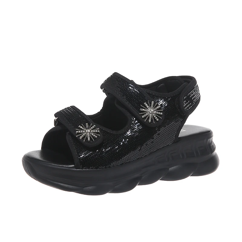 Женские модные сандалии-гладиаторы на массивной платформе брендовые